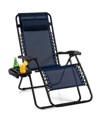 Outdoor Folding Zero Gravity Reclining Lounge Chair