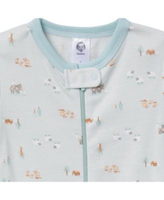 Baby Boys Snug Fit Footed Pajamas, 2-Pack, Farm