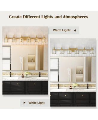 Bathroom Vanity Light 6 Light Modern Bathroom Vanity Light Fixtures Over Mirror Modern Crystal Vanity Lighting