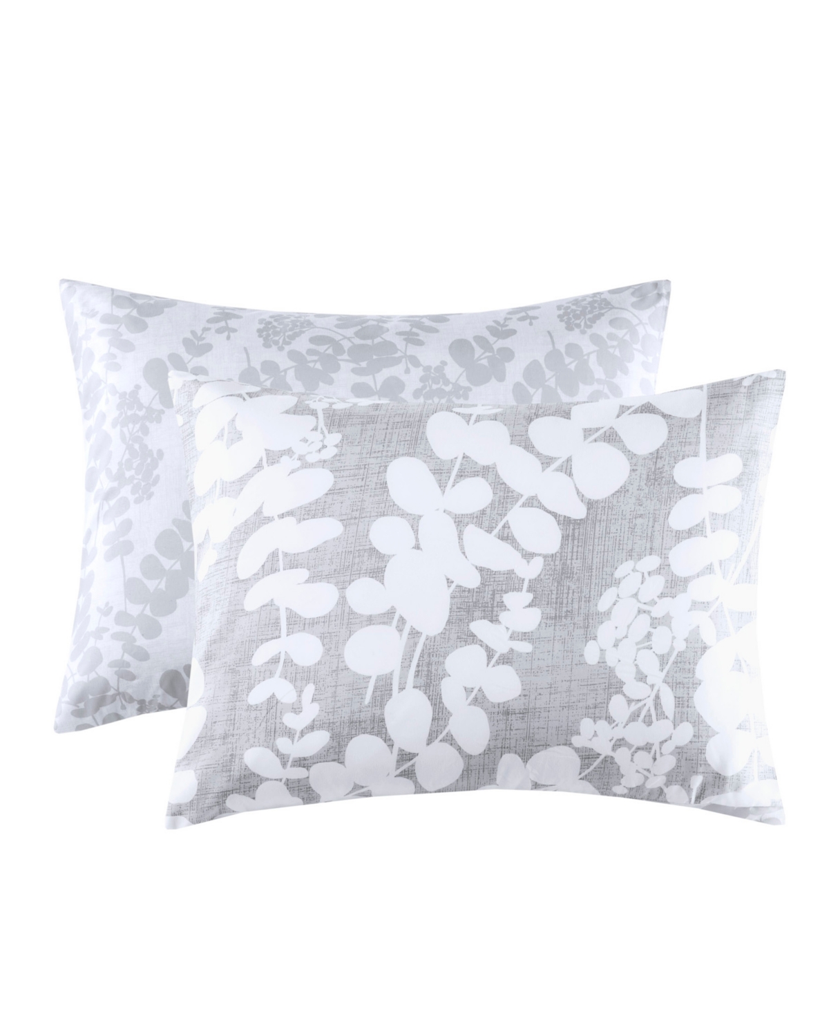 510 Design Aria Floral Print Reversible 2-pc. Comforter Set, Twin/twin Xl In Gray
