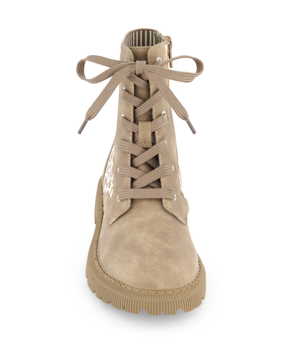 Dkny Little And Big Girls Ava Marissa Lug Boot In Animal Print