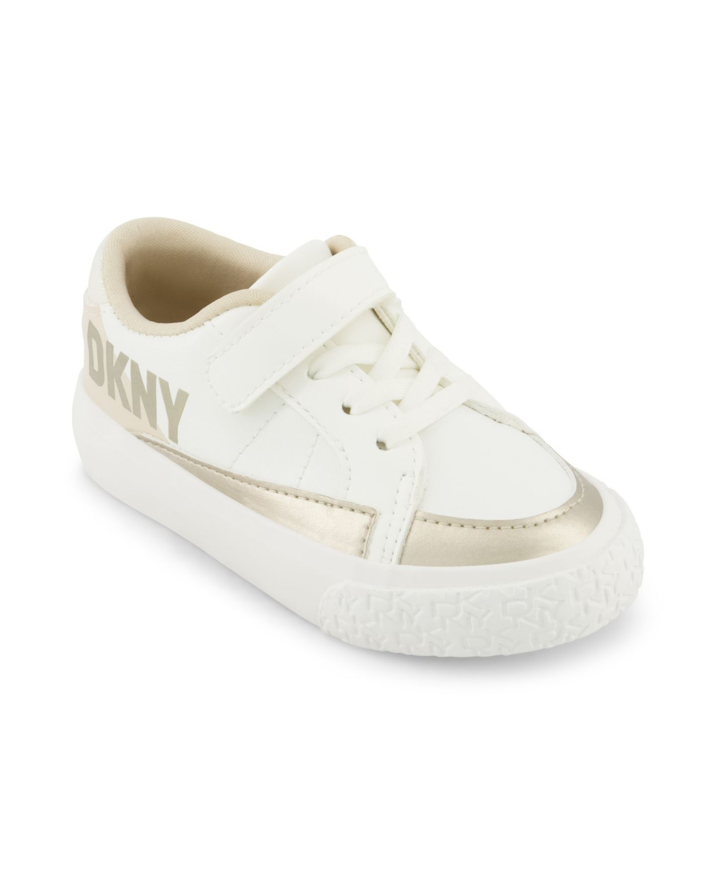 Детские кроссовки DKNY Hannah Marley с логотипом для девочек, цвет: Белый — фото 1