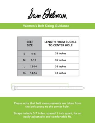 Women's Casual Woven Linked Genuine Leather Belt