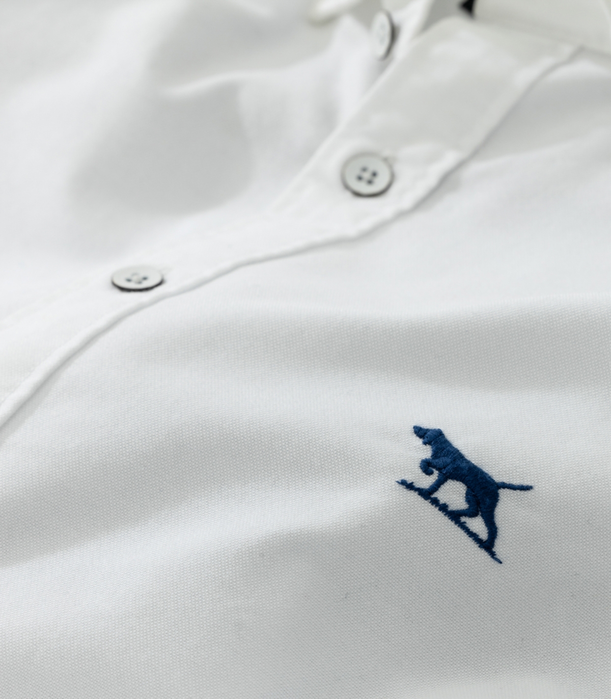 Rodd & Gunn Men's Gunn Oxford Long Sleeve Sports Fit Shirt In White
