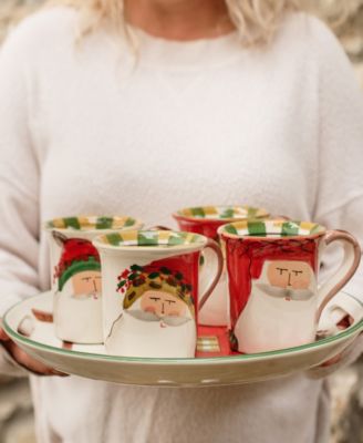 Old St. Nick Assorted Mugs, Set of 4