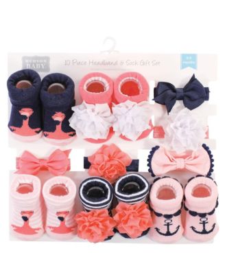 10Pc Headband and Socks Set