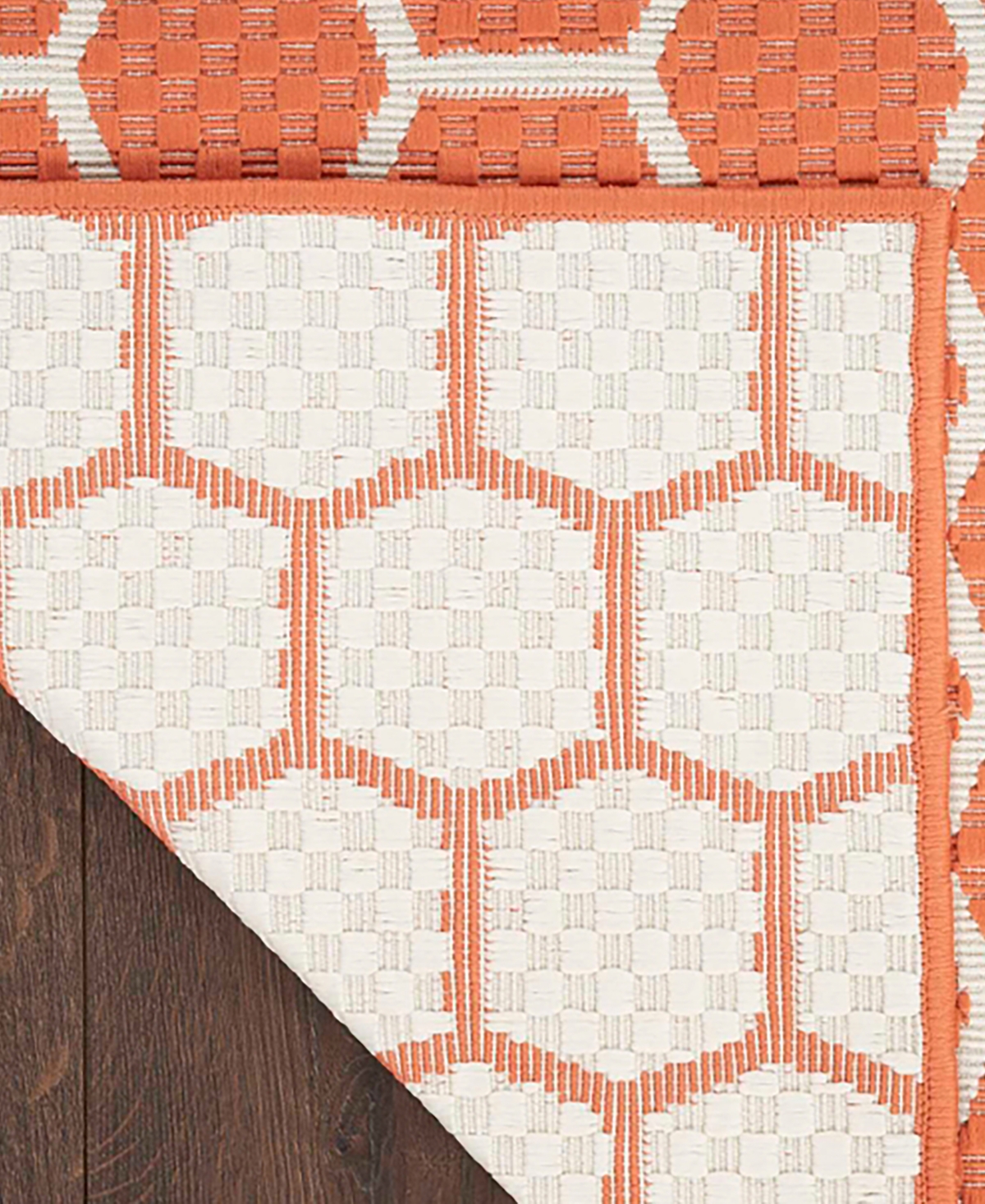 Nourison Home Twist Reversible Tws01 2'2"x10' Runner Area Rug In Coral