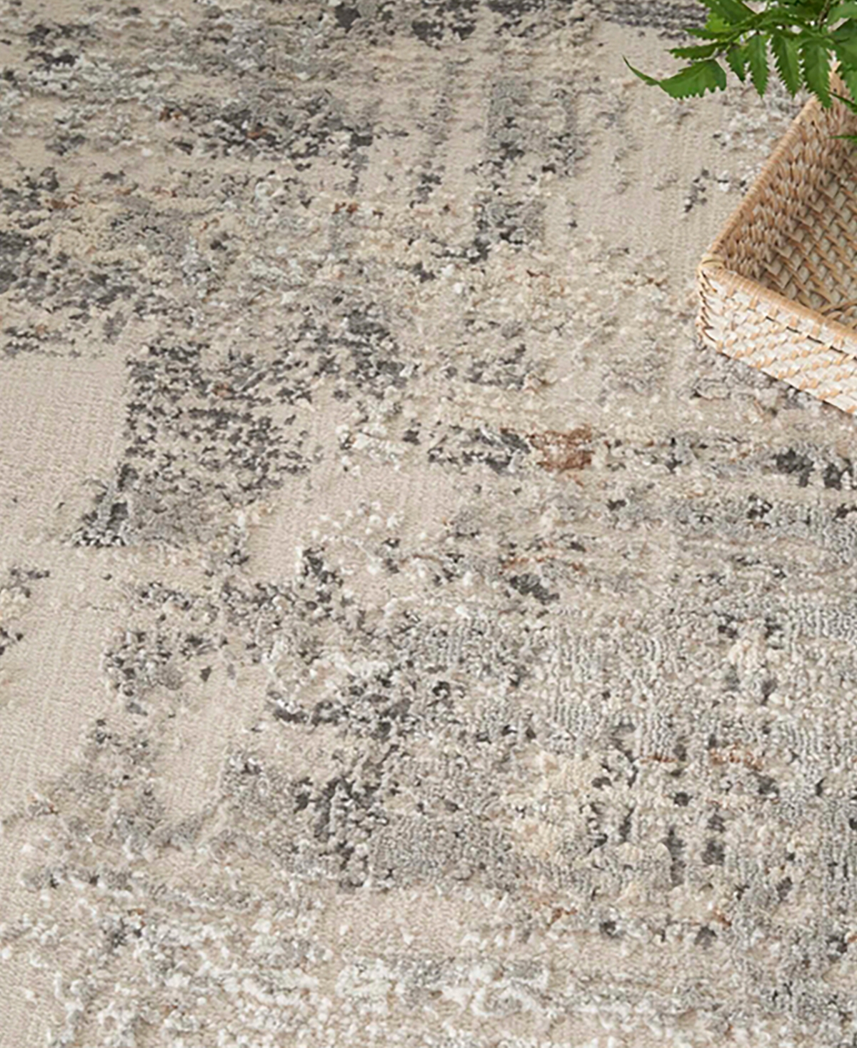 Nourison Home Trends Sut04 6'x9' Area Rug In Beige,gray