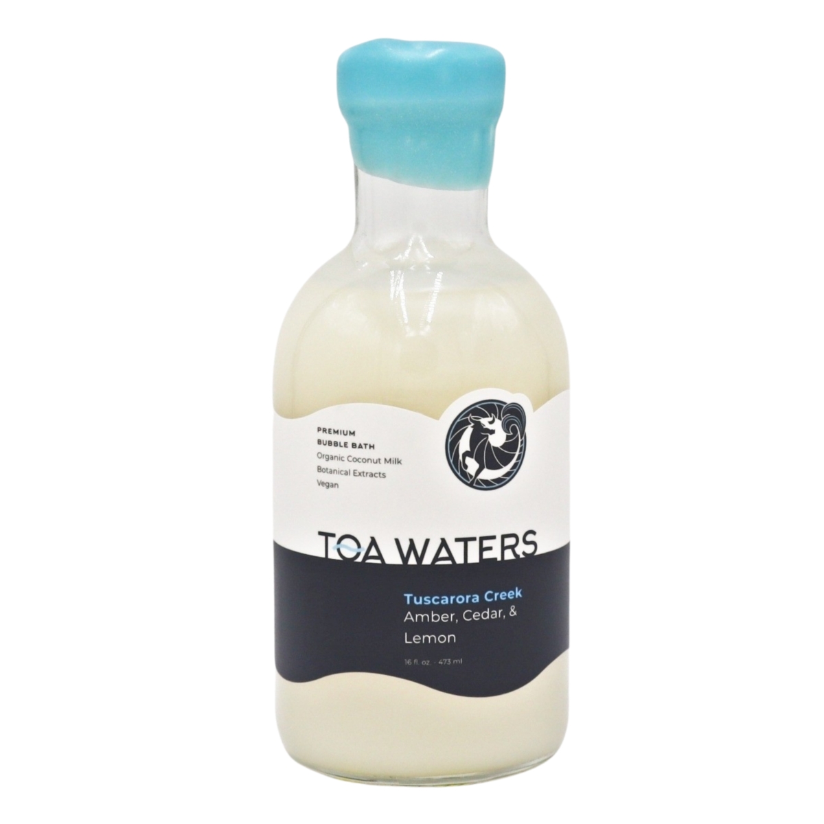 - Tuscarora Creek Bubble Bath - Amber, Cedar, and Lemon - No color.