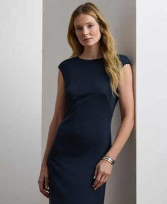 即発☆Ralph Lauren Chain-Trim Stretch Jersey Gown Lauren Ralph Lauren Women's Chain-Trim Jersey Gown - Macy's