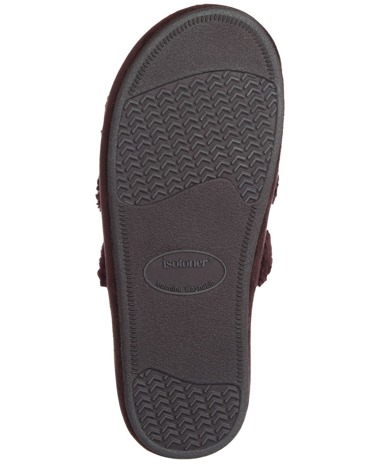 Женские тапочки Isotoner Signature Berber Slide Slippers, цвет: Синий туманный — фото 7