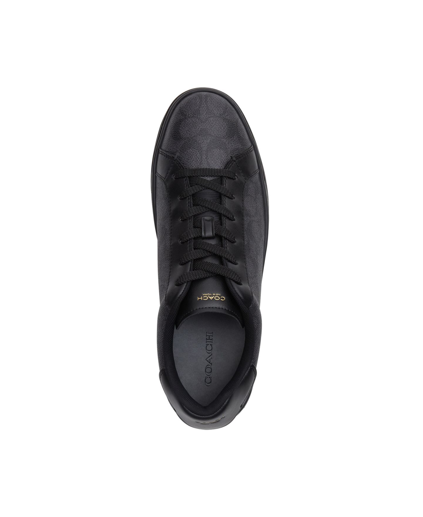 Мужские кроссовки COACH High Line Signature Canvas, цвет: Графитовый / Чёрный — фото 3