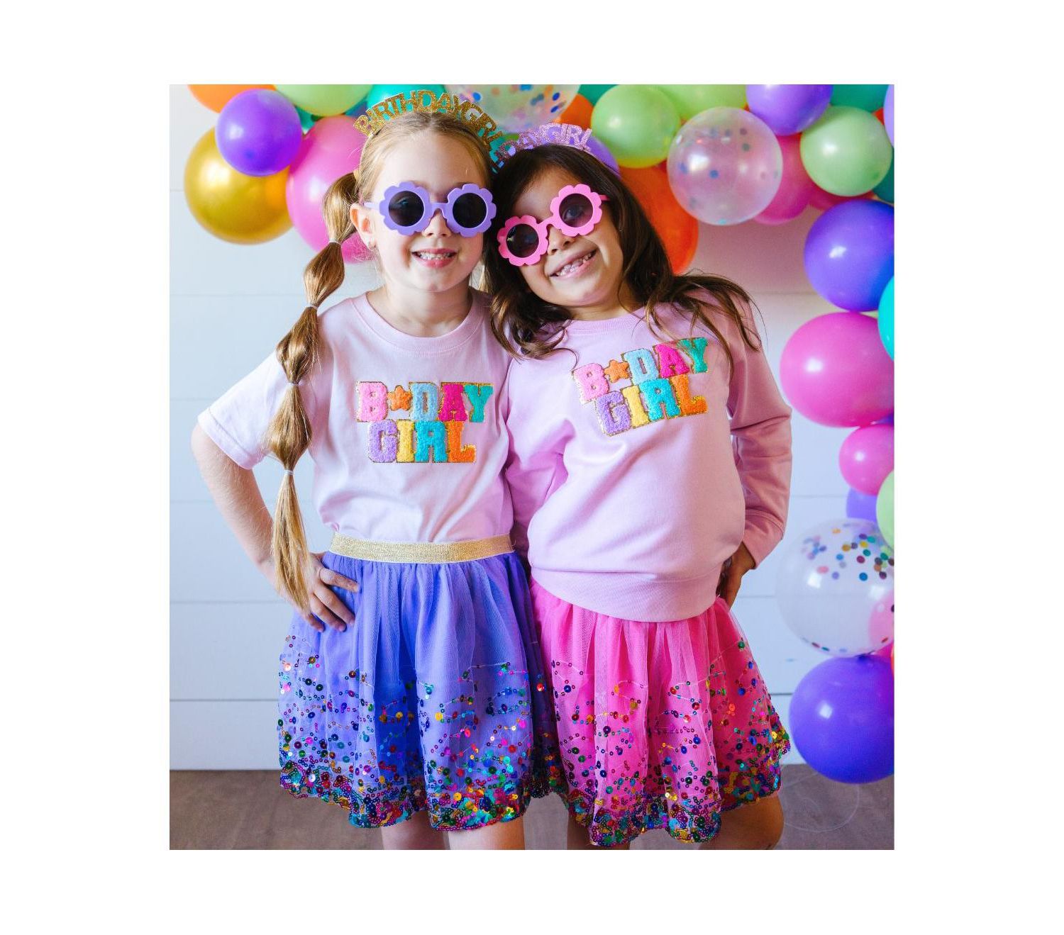 Baby Girls Birthday Patch Short Sleeve T-Shirt