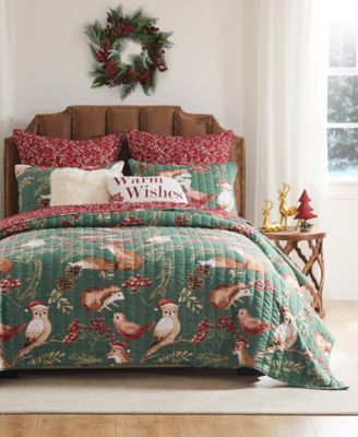 Willow Holiday 2-Pc. Quilt Set, Twin/Twin XL