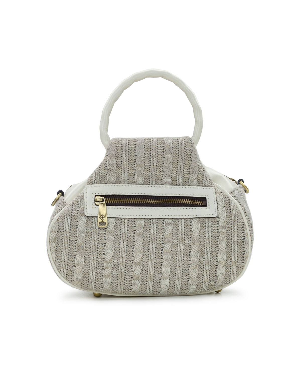 Shop Patricia Nash Milburn Knitted Crossbody Bag In Gray