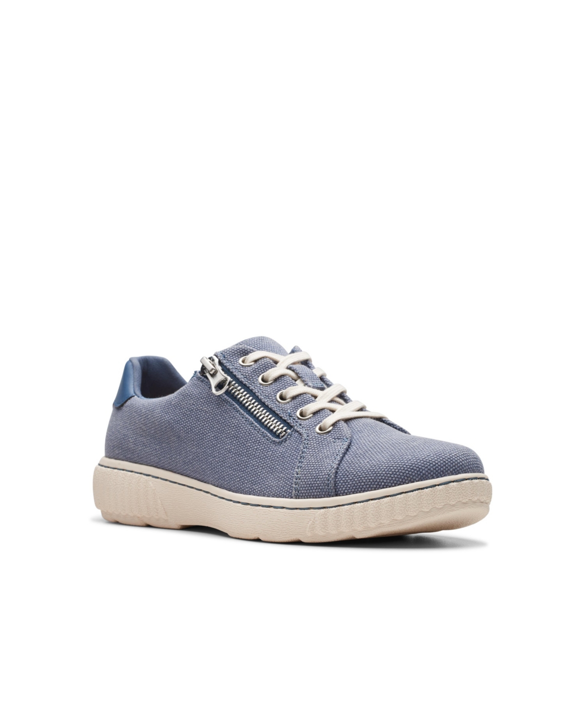 Clarks Caroline Echo In Denim Textile In Denim Textile