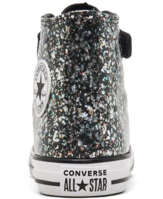 Little Girls Chuck Taylor All Star Glitter Easy-On Casual Sneakers from Finish Line