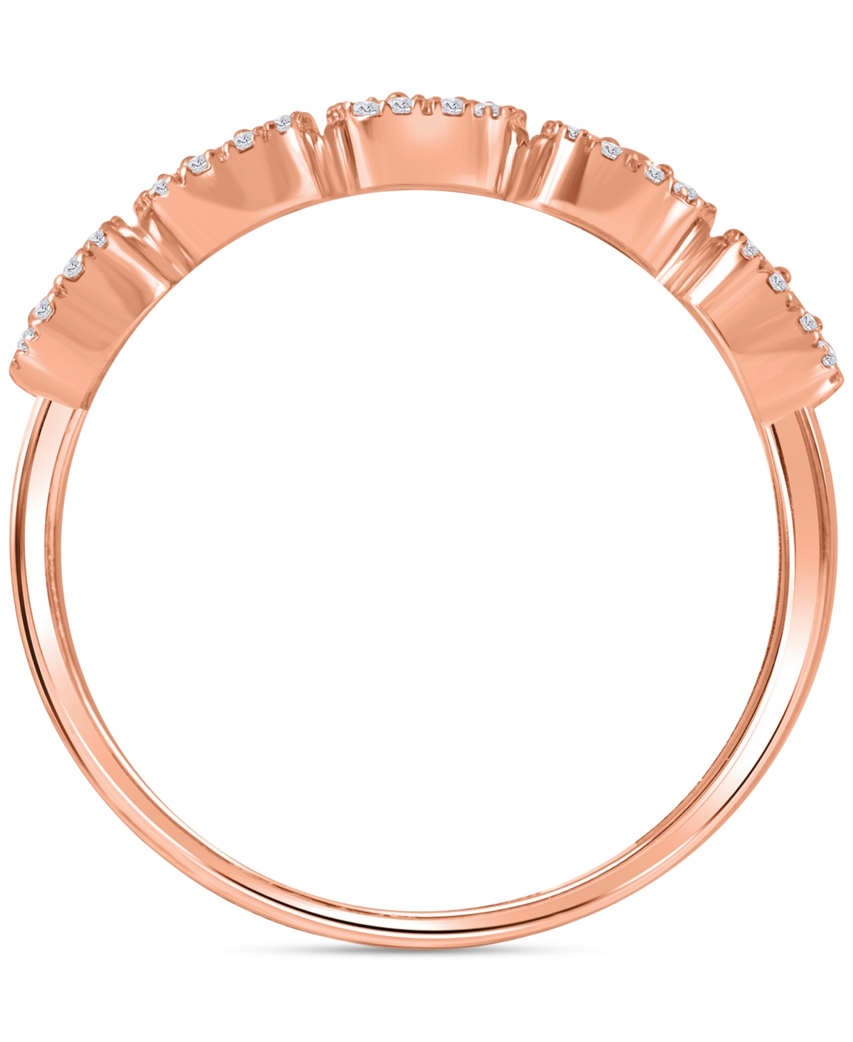 Diamond Halo Cluster Ring (1/4 ct. t.w.) in 10k Yellow, White or- Rose Gold