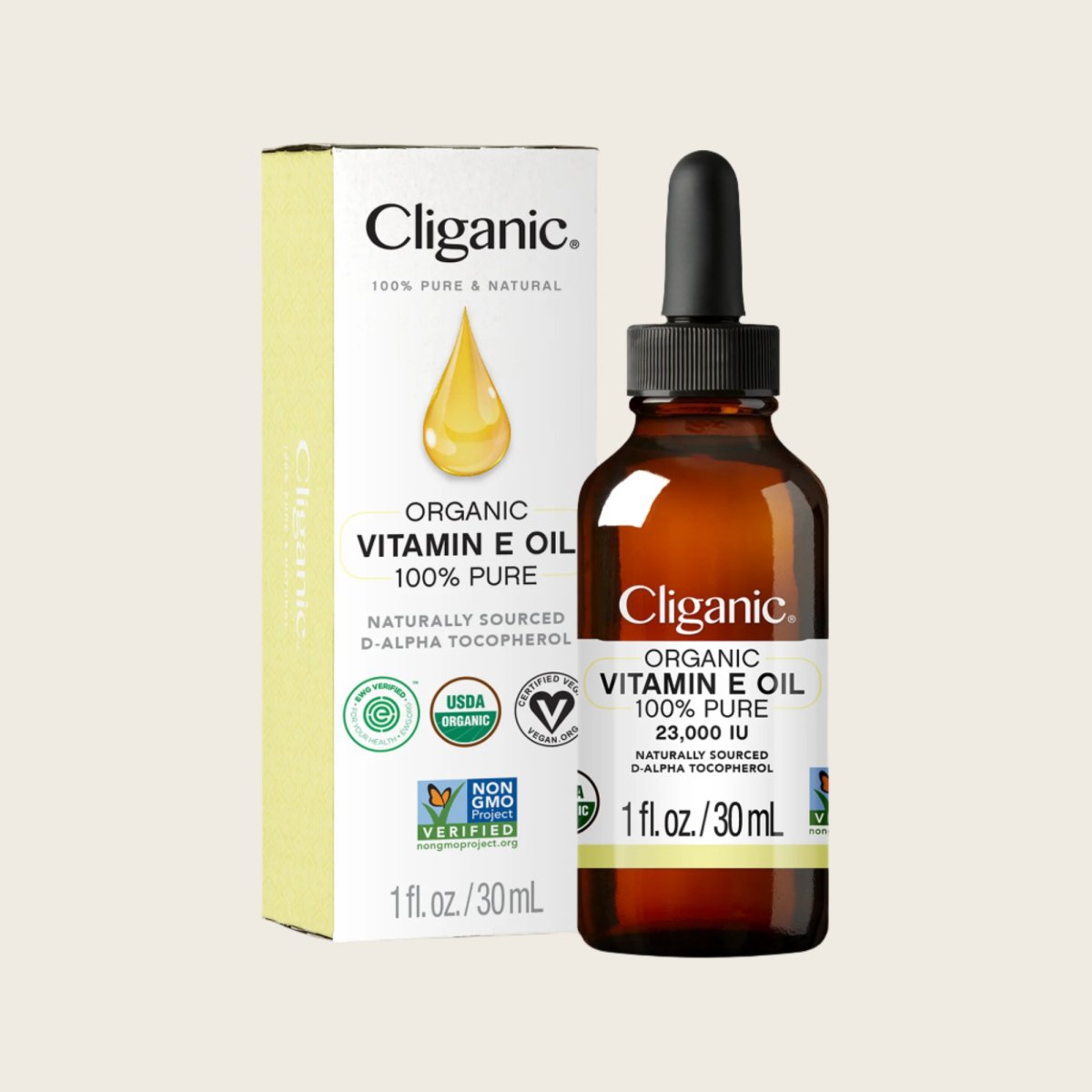 Organic Vitamin E Oil, 1oz