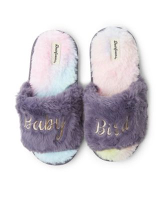 Kids Lana Fuzzy Slide Slipper Bird