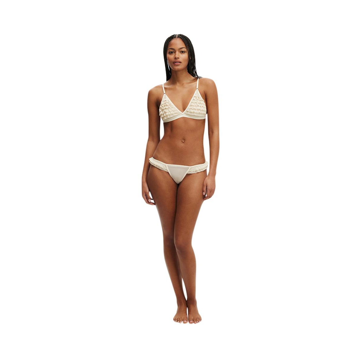 Cotton On Women's Rara Ruffle Triangle Bralette