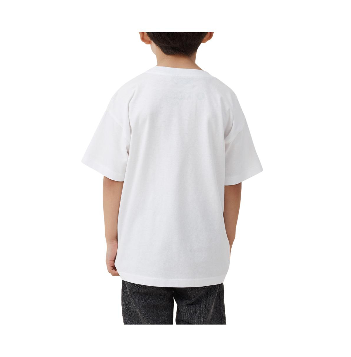 Cotton On Boys Little/Big License Drop Shoulder Short Sleeve Tee -tupac keep ya head up