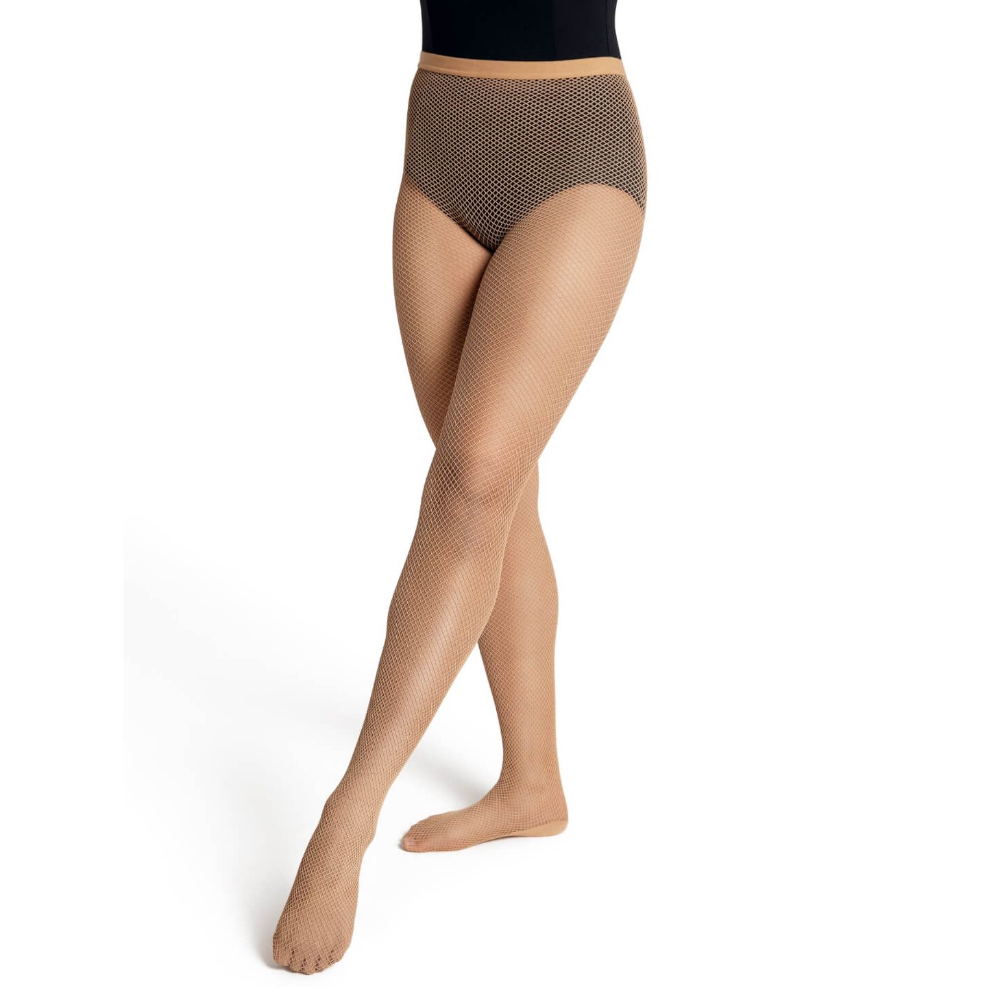 Женские колготки в сетку Capezio Professional со швом, цвет: Карамельный, вариант 1 — фото 4