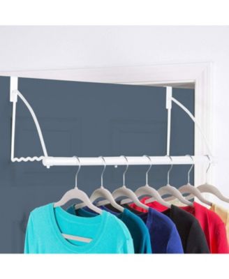 Over The Door Hanger Expandable Rod for Clothes, Towels.