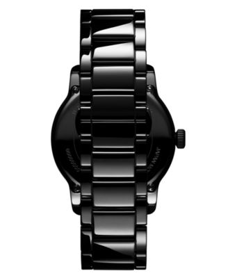 Men's Classic II Black Ceramic Bracelet Watch ,44mm