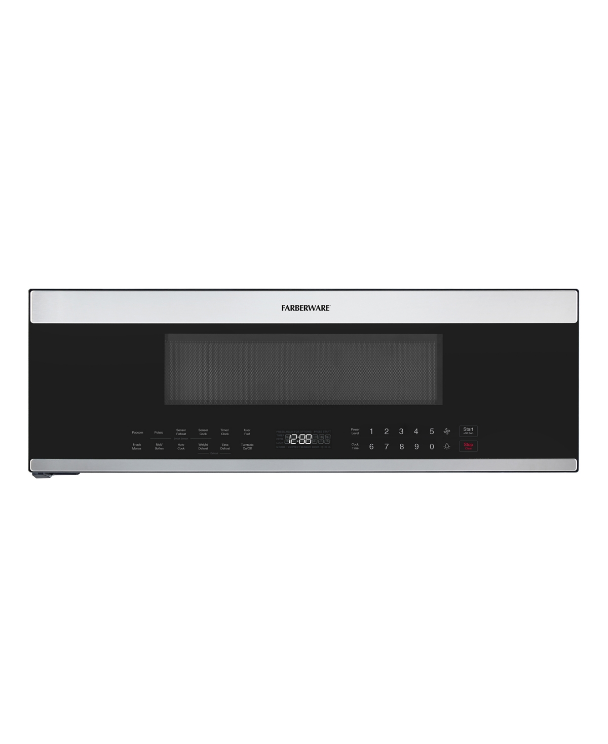 Farberware 1.2 Cubic Feet Microwave Oven Fmr12lpss In Silver