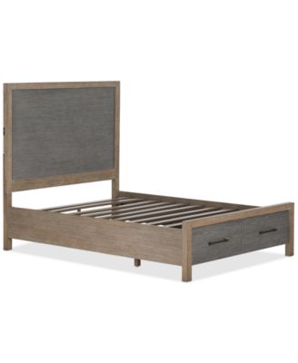 Portmore California King Panel Storage Bed (with soft close drawers), Created for Macy's