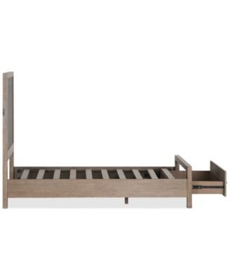 Portmore Twin Panel Storage Bed (with soft close drawers), Created for Macy's