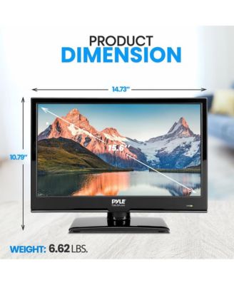 15.6   LED RV Digital TV with DVD Combo, Full HD Flat Screen, 12V/24V Car Adapter