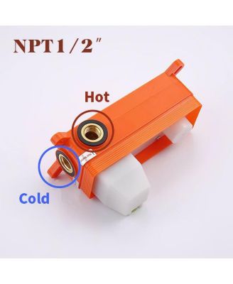 Wall-Mount Bathroom Faucet for Sink or Bathtub, Single Handle, 2 Holes