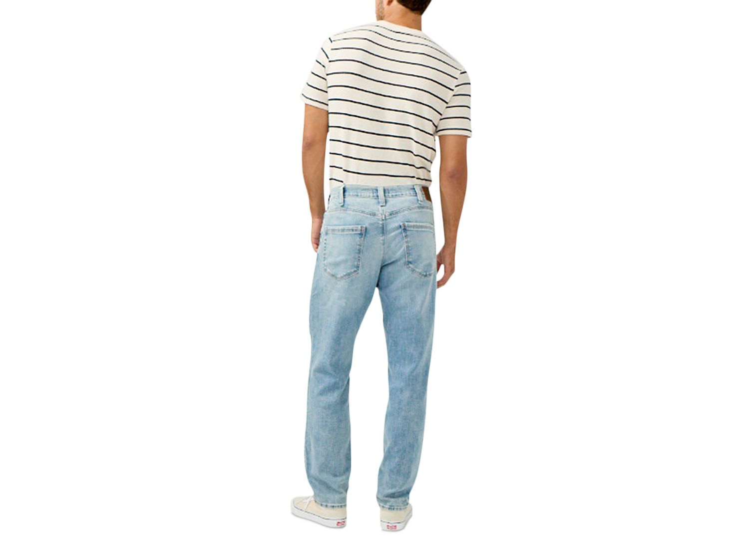 Eddie Classic Athletic Fit Tapered Leg Jeans