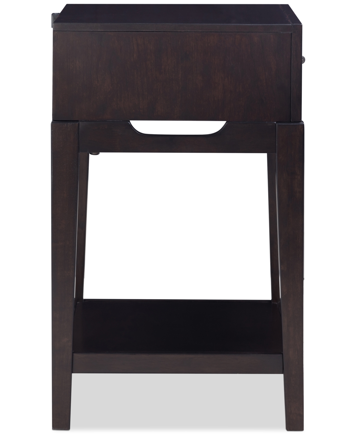 Macy's Addelyn 1-drawer Nightstand In Brown