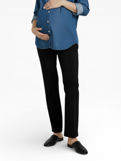 Женские брюки Motherhood Maternity Women's Mia Secret Fit Over the Belly Slim Straight Leg Pant