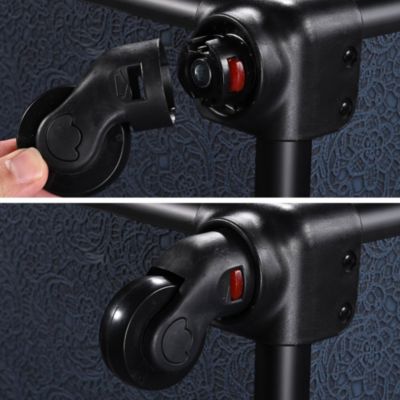 4in1 Rolling Makeup Train Case Cosmetic Organizer Rococo Coral