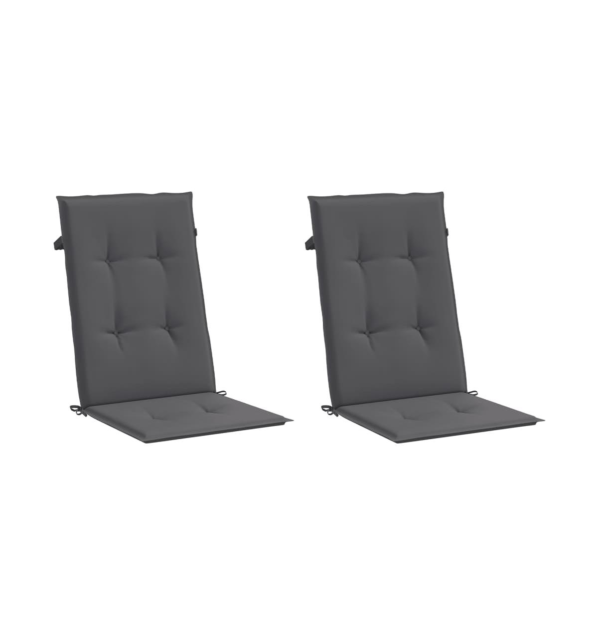vidaXL Garden Highback Chair Cushions 2 pcs47.2