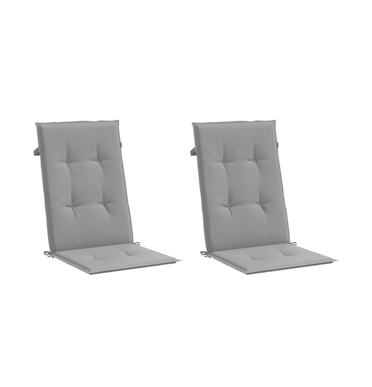 vidaXL Garden Highback Chair Cushions 2 pcs47.2
