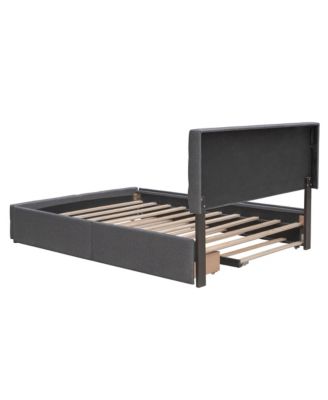 Streamdale Queen Upholstered Bed with 2 Drawers and Twin XL Trundle