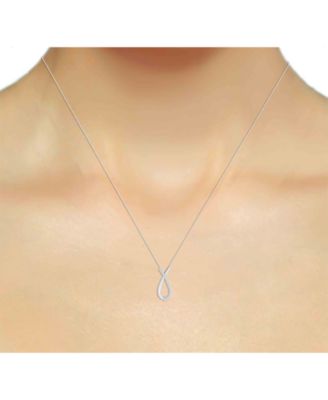 2-Pc. Set Diamond Pendant Necklace & Matching Earrings Set (1/2 ct. t.w.) in Sterling Silver