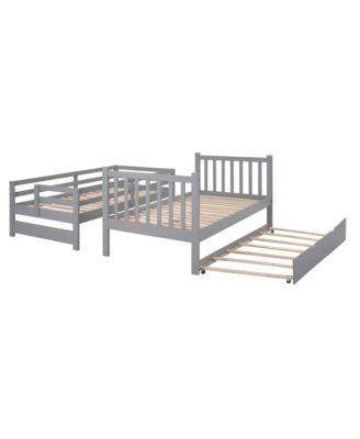 Streamdale Twin Over Twin/Full Bunk Bed With Twin Size Trundle