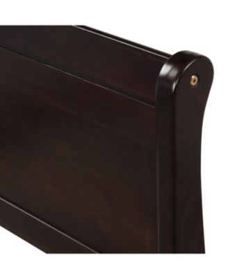 Streamdale Twin Platform Wood Sleigh Bed Frame with Headboard