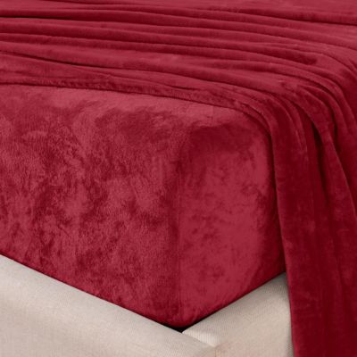 Microplush Fleece 4 Piece Sheet Set, Queen