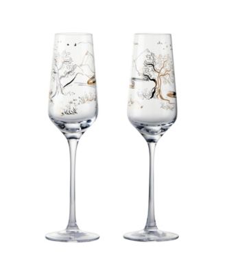 Skye Champagne Flutes, Set of 2