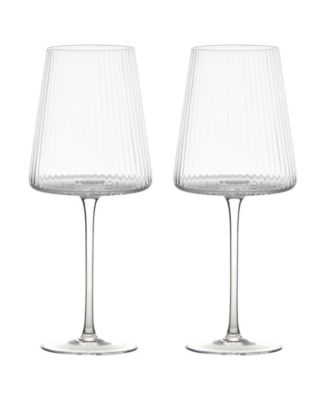 Empire Clear Wine Glasses, Set of 2