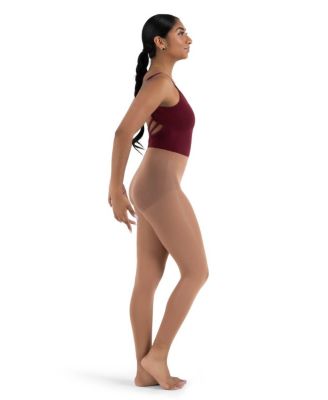 Women's Footless Tight w Self Knit Waist Band