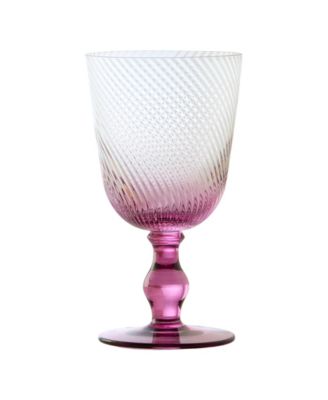 Swirl Wine Glasses, Set of 4