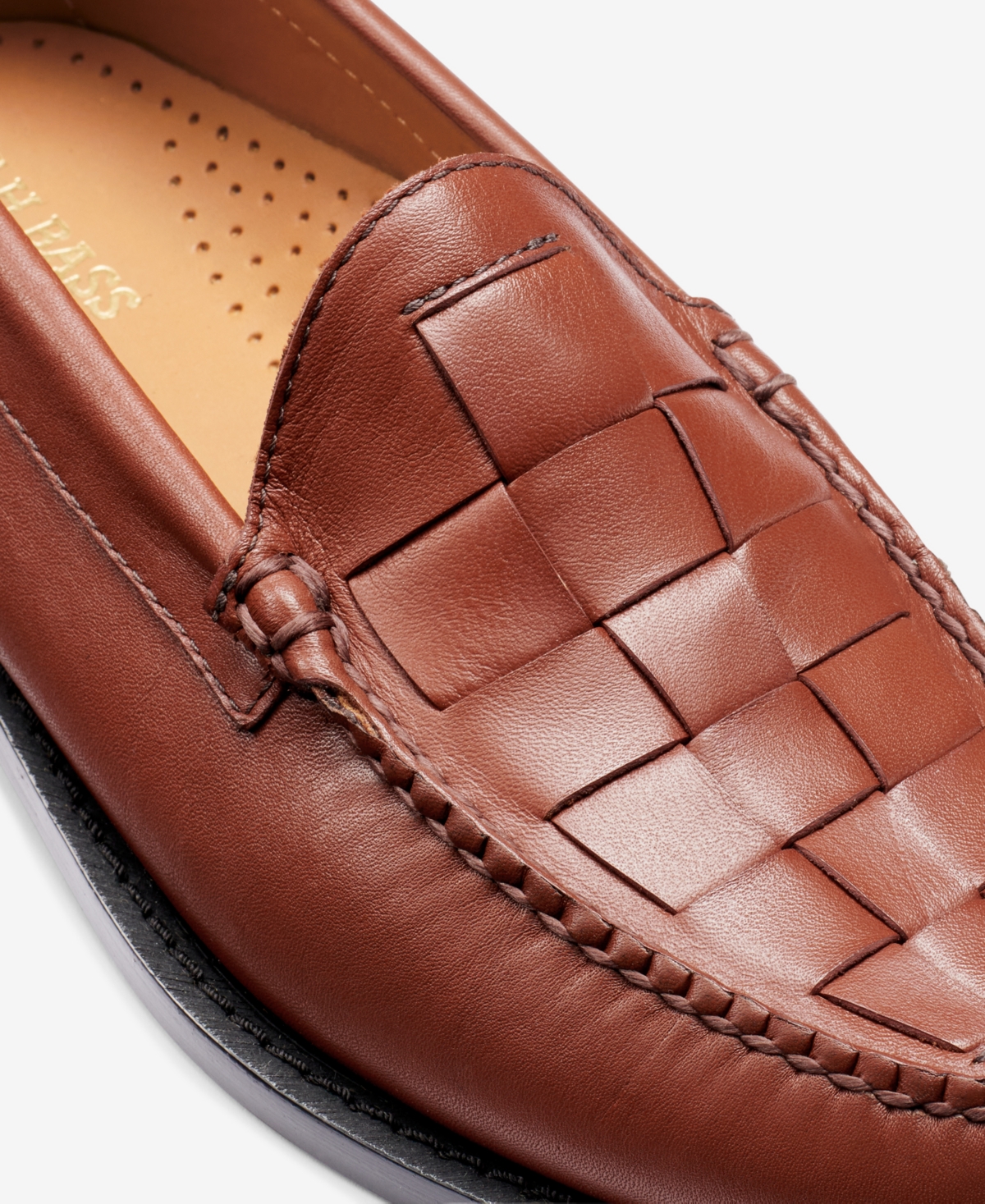 Gh Bass Men's Larson Woven Weejuns Loafer In Dark Tan